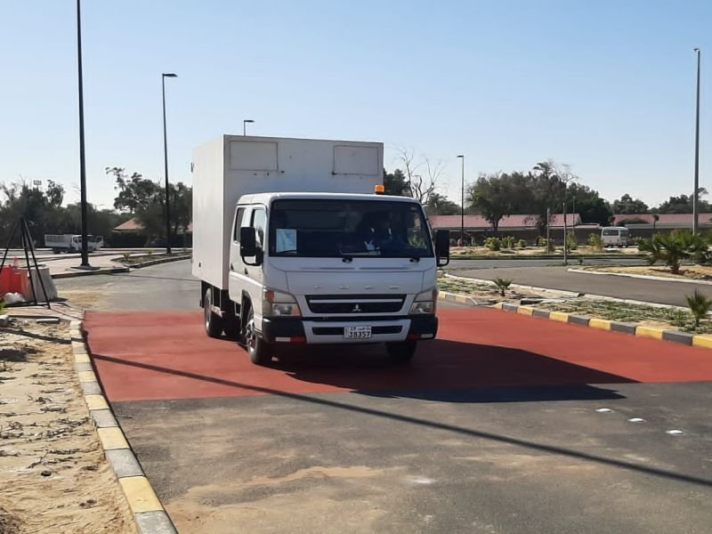 Red Color Overlay Crosswalk Application – Kuwait